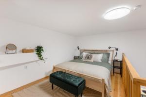 Posteľ alebo postele v izbe v ubytovaní R31 Ráday Apartment