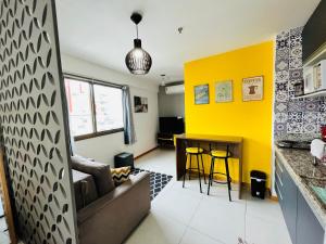 Χώρος καθιστικού στο Loft london, charme e estilo no coração de Icarai
