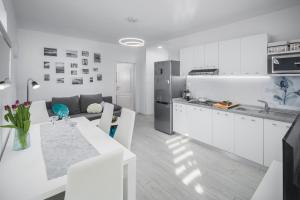 Kuchyňa alebo kuchynka v ubytovaní Apartment Sea Pearl