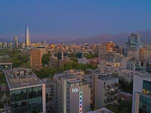 Nespecifikovaný výhled na destinaci Santiago nebo výhled na město při pohledu z hotelu