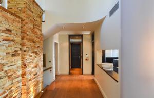 A kitchen or kitchenette at Luxurious Villa Dionysus with a swimming pool and sea view