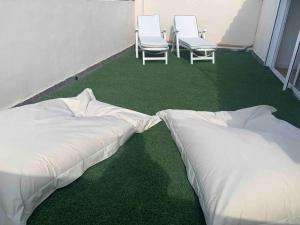 Posteľ alebo postele v izbe v ubytovaní La Pau Apartaments