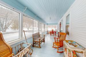 Restoran või mõni muu söögikoht majutusasutuses Double Diamond Ski Lodge
