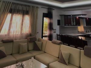 Posezení v ubytování The Olive View Apartment by Ceni, Elbasan