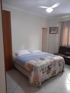Cama o camas de una habitación en Apto 4 Quartos em Itapema