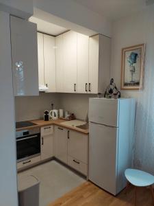 Η κουζίνα ή μικρή κουζίνα στο Apartman Mia Banjaluka +10 φωτογραφίες