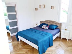 Posteľ alebo postele v izbe v ubytovaní Villa La Closeraie