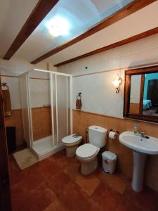 Kylpyhuone majoituspaikassa Casa rural Villa Dulcinea