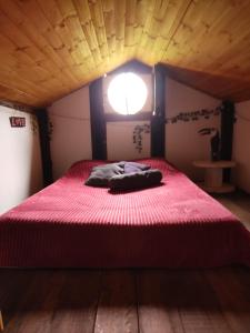 Postel nebo postele na pokoji v ubytování Iwoka Ecoturismo