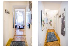 Posteľ alebo postele v izbe v ubytovaní Váci Street Studio