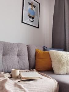 Posezení v ubytování Apartament AQUA przy Aquaparku w Redzie