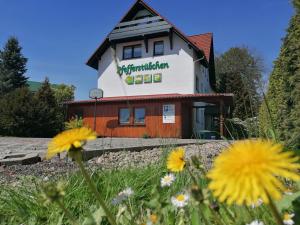 Vrt ispred objekta Pension Pfefferstübchen