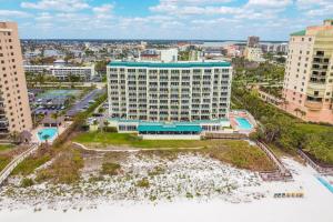 an aerial view of a hotel in a city at Apollo #210 in Marco Island