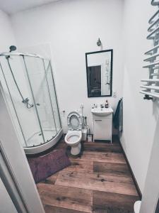 Apartament w Centrum tesisinde bir banyo