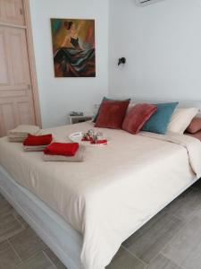 Posteľ alebo postele v izbe v ubytovaní B&B Casa Pura Vista
