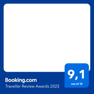 a screenshot of the travel review awards screen at Homestay Xóm Dừa Nước in Ben Tre