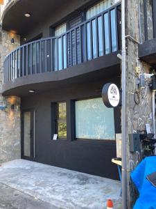 a house with a staircase on the side of it at hsueh_house in Yilan City +128 photos