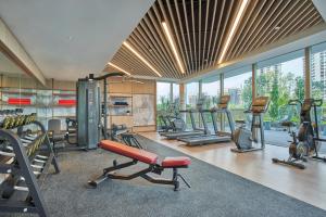 Citadines Connect Rochester Singapore tesisinde fitness merkezi ve/veya fitness olanakları