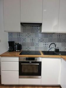 Kuchyňa alebo kuchynka v ubytovaní Apartament Zimowiec