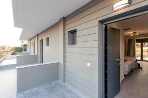 Balkón alebo terasa v ubytovaní TwinStars Superior Apartment