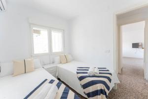 Posteľ alebo postele v izbe v ubytovaní Precioso apartamento en altura