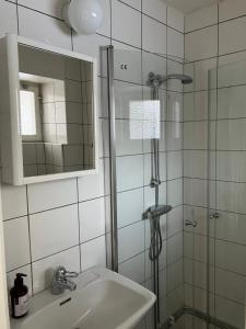 Kupatilo u objektu Sandvikens Företagsboende