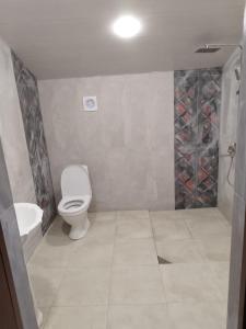 un bagno con un water e un lavandino di Комнаты у Айрин a Vanadzor