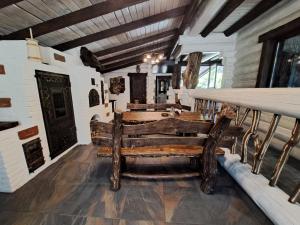 Posedenie v ubytovaní Mountain White House гостинний двір