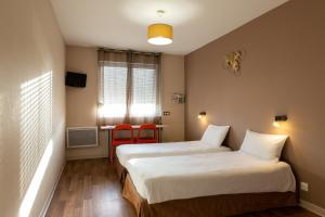 Postel nebo postele na pokoji v ubytování Auberge de jeunesse HI Bordeaux-Blanquefort - Ex Otellia