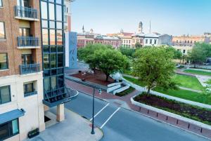 a view from the balcony of a building at Andaz Savannah - A Concept by Hyatt in Savannah