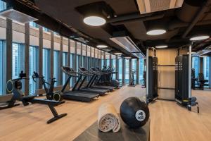 Fitness centrum a/nebo fitness zařízení v ubytování Hyatt Regency Zurich Airport Circle