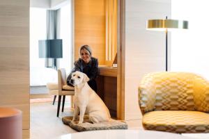 Domácí mazlíčci ubytovaní s hosty v ubytování Hyatt Regency Zurich Airport Circle