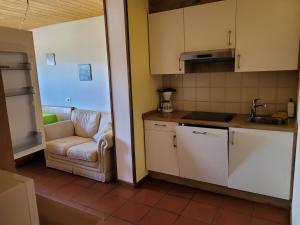 Kuchyň nebo kuchyňský kout v ubytování Appartements Pension Sonia