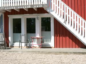 Balkón nebo terasa v ubytování Apartments im Schwedenstil