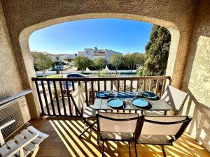 Balkón alebo terasa v ubytovaní Appartement Duplex 4pers Climatisé - Locations VLD Camargue