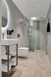 Koupelna v ubytování Home Hotel Gabelshus
