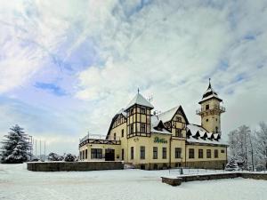 Hotel Petřín v zimě