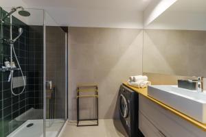 Kúpeľňa v ubytovaní Apartament SEAGRASS SurfingBird Dźwirzyno + 23 fotografií