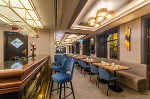 Coin salon dans l'établissement Eurostars Lisboa Baixa