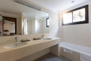 Koupelna v ubytování Hotel Kabila