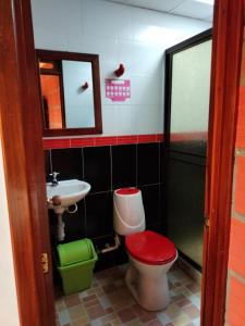 Koupelna v ubytování Casa Hotel Los Faroles- Samaná/Caldas