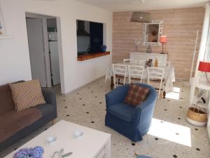 Χώρος καθιστικού στο Holiday Home Rendez-vous à la plage by Interhome +31 φωτογραφίες
