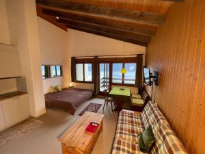 Ένα ή περισσότερα κρεβάτια σε δωμάτιο στο Apartment Platten by Interhome