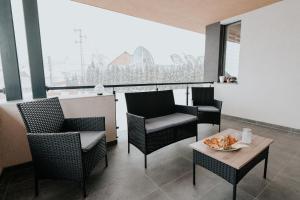 Posezení v ubytování Lotus Apartman II