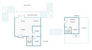 Plán poschodí v ubytovaní Villa Venetia by Villa Plus