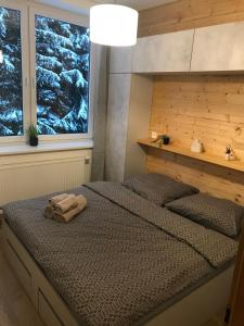 Postel nebo postele na pokoji v ubytování #Apt23 - Apartmán 23 - Novohradské hory