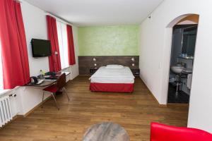 Voodi või voodid majutusasutuse Sorell Hotel Arabelle toas