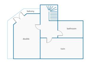 Plan piętra w obiekcie Villa Togio 2 by Villa Plus