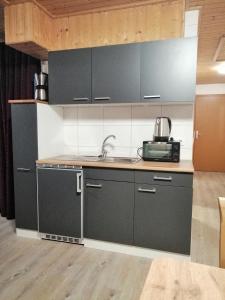 Kuchyňa alebo kuchynka v ubytovaní Apartmenthaus Kestel