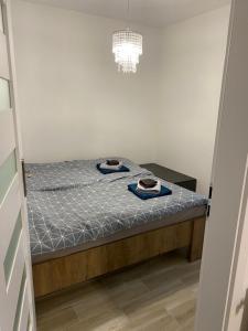 En eller flere senge i et værelse på Apartament w Wiśle